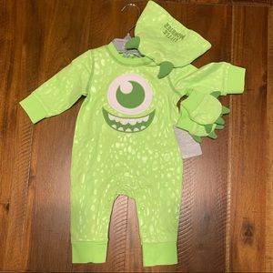 NWT DISNEY Mike Wazowski infant costume